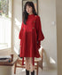Lantern Sleeve Dress